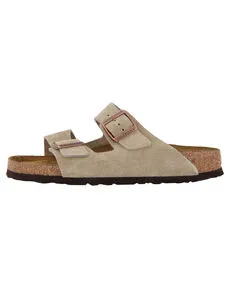 BIRKENSTOCK Pantoffeln ARIZONA SFB in Beige, Größe 42 - Pantoletten mit ergonomischem Fußbett für optimalen Komfort, ideal für den Alltag. Jetzt versandkostenfrei auf Spartoo.de bestellen!