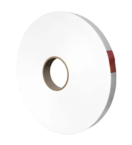 Kstar Doppelseitiges Klebeband, Spiegelklebeband extra stark, Schaumklebeband doppelseitig 1 mm Dick in weiß, Universelles Montageband, Länge und Breite wählbar (6 mm x 12 m)