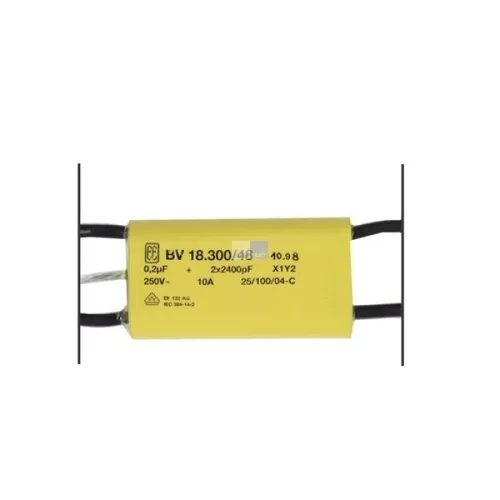 Entstörschutzfilter 0,2 µF 250V 10A für Kleingeräte - Ersatzteile für Küchenmaschinen, sorgt für störungsfreien Betrieb und verlängert die Lebensdauer Ihrer Geräte.