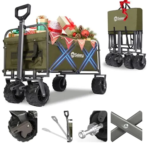 Sekey Bollerwagen Faltbar 200KG Schwerlast
