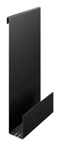 Keuco Duschablage 24951370000 - Einhängbare Badablage in Schwarz Matt - Badablage mit Ablaufschlitzen und Haken, ideal zur platzsparenden Organisation in Ihrem Badezimmer.