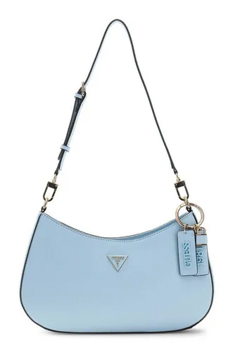 Guess Schultertasche Top Zip Shoulder Bag Blau - Stilvolle Schultertasche aus hochwertigem Polyurethan in elegantem Blau. Mit verstellbarem Schulterriemen und praktischem Zipperverschluss – ideal für den Alltag.