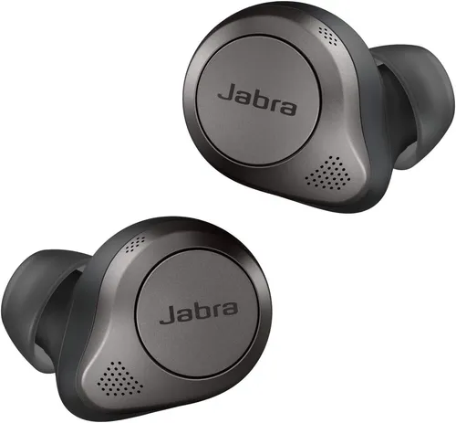 Jabra Elite 85t True Wireless In-Ear Kopfhörer - Kopfhörer mit Advanced Active Noise Cancellation und kraftvollen 12-mm-Lautsprechern für beeindruckenden Klang. Ideal für ungestörte Anrufe und Musikgenuss, bis zu 31 Stunden Akkulaufzeit.
