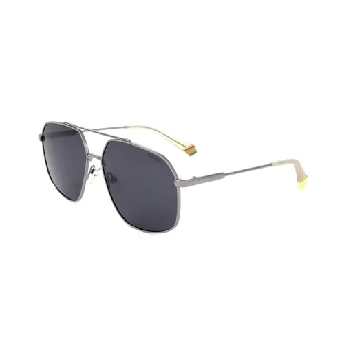 Polaroid Pld 6173/s 6LB/M9 RUTHENIUM Sunglasses Unisex Steel, Standard, 58