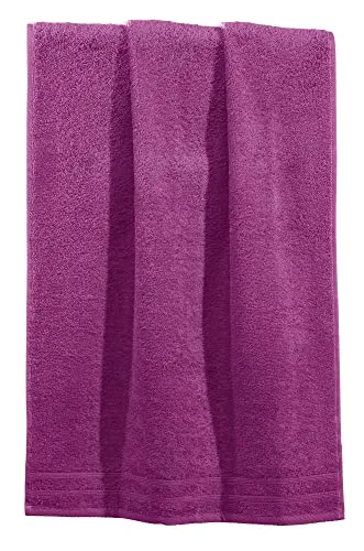 Erwin Müller Handtuch Heidelberg 100% Baumwolle Fuchsia Größe 50x80 cm - saugstark, gut trocknend, kompakt, leichte Qualität - ideal für Sport, Strand, Reisen (weitere Farben)