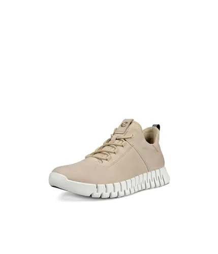 ECCO Gruuv Herren-Sneaker, Sand, 39.5/40 EU - Herren-Sneaker mit umweltfreundlichem ECCO DriTan-Leder, anpassbaren Komfort-Einlegesohlen und flexibler PU-Zwischensohle für optimalen Tragekomfort.