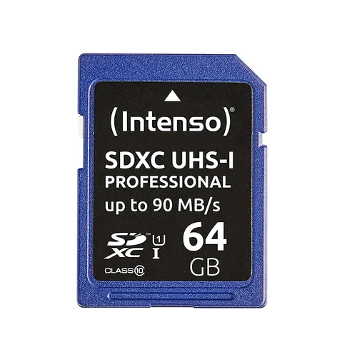 Intenso SDXC-Card 64GB Professional, Class 10