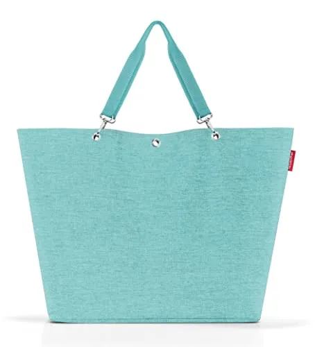 Reisenthel Shopper XL Twist Ocean - Geräumige und stilvolle Handtasche - Damen-Shopper aus wasserabweisendem Material mit erweiterbarem Volumen und praktischem Reißverschluss für mehr Stauraum.