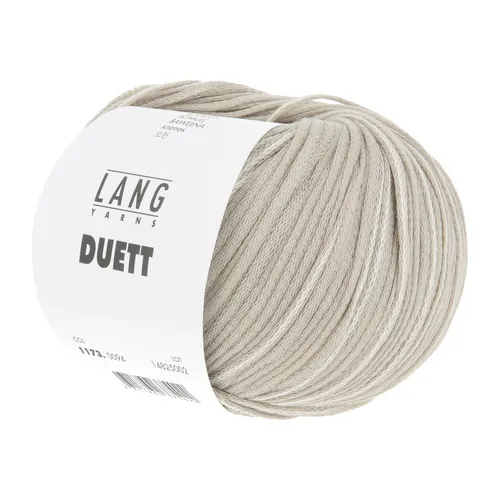Wolle Kreativ! Lang Yarns - Duett Fb. 94 offwhite hellbraun 50 g