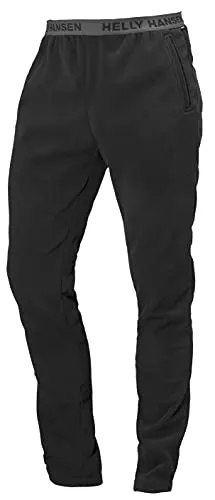 Helly Hansen Daybreaker Fleece Pant black (991) L - Herren Skitourenunterwäsche aus 100% recyceltem Polyester, bietet hervorragende Wärme und Atmungsaktivität. Ideal für Outdoor-Aktivitäten mit elastischer Taille und Flatlock-Nähten für zusätzlichen Komfort.