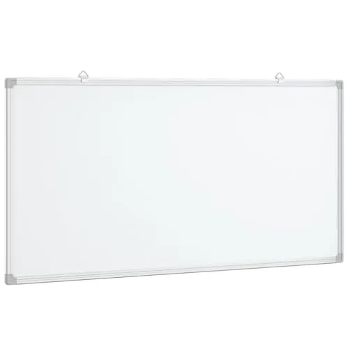 vidaXL Magnetisches Whiteboard mit Haken und Metallrückwand - Praktisches Magnetboard für Schule und Büro. Mit glatter Oberfläche für einfaches Beschriften und Reinigen. Inklusive anpassbaren Haken für flexible Montage. Ideal zum Anbringen von Notizen und Fotos.