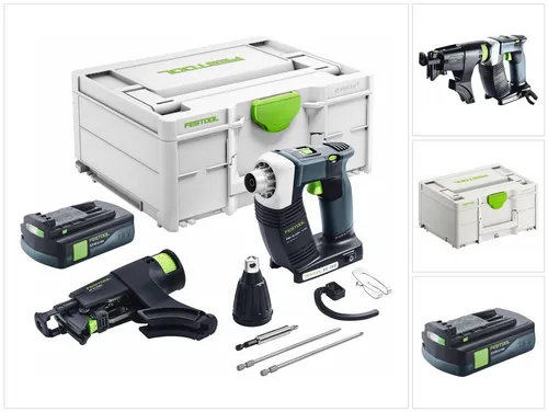 FESTOOL Akku-Magazinschrauber DURADRIVE DWC 18-4500 Basic Akku Bauschrauber 18 V 14 Nm Brushless +