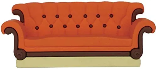Warner Bros. Friends Couch-3D-Schaumstoff-Magnet in orange von WB