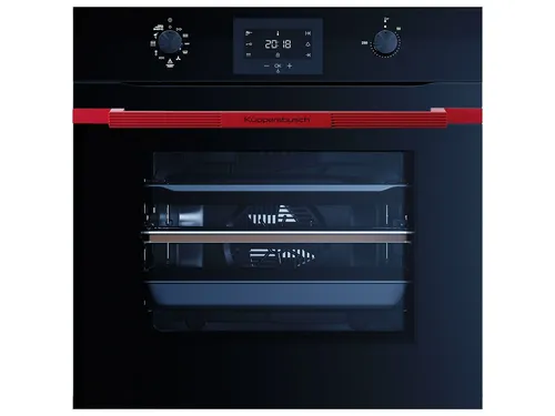 Küppersbusch BP 6332.0 SE8 K-Series.3 Pyrolyse Pizza-Backofen Schwarz/Hot Chili