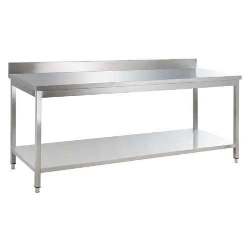 GastroHero Edelstahl Arbeitstisch 180x60 cm von GastroHero