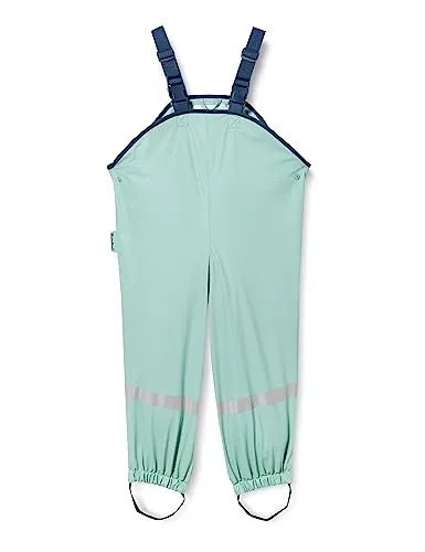 Playshoes Matschhose Regenlatzhose Fleece-Futter Unisex Kinder - Regenhosen für Baby-Jungen, wind- und wasserdicht mit reflektierenden Elementen für erhöhte Sicherheit bei schlechtem Wetter.