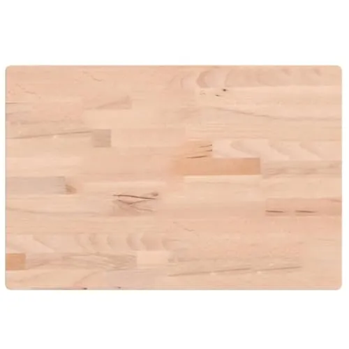vidaXL Schneidebrett 60x40 cm aus massivem Buchenholz - Hochwertiges Schneidebrett aus massivem Buchenholz, vielseitig einsetzbar als Käsebrett oder Vorspeisenplatte, leicht zu reinigen und jedes Stück ist ein individuelles Unikat.