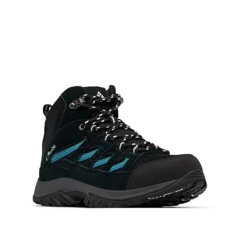 Columbia Crestwood™ Mid Waterproof Wanderstiefel Schwarz EU 37 1/2 - Wanderschuhe mit wasserdichter Omni-Tech™-Technologie, ideal für Sommerabenteuer und ganztägigen Komfort dank leichter Techlite™-Dämpfung und rutschfester Omni-Grip™-Sohle.