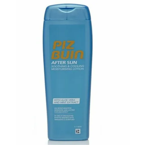 Piz Buin After Sun Lotion - Soothing & Cooling - Sonnenpflege mit 200 ml beruhigender, kühlender Lotion, die die Haut nach dem Sonnenbaden intensiv mit Feuchtigkeit versorgt.