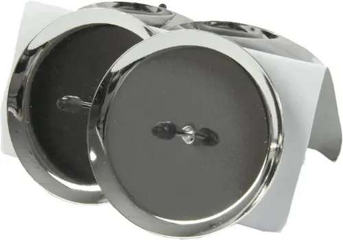 Kaemingk Metall-Adventskerzenhalter Ø 10 cm silber - 4 Stück  Weihnachtsdeko