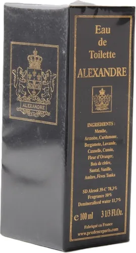 Prudence Alexandre Eau de Toilette 100ml – Eleganter Duft für den modernen Mann - Entdecken Sie Prudence Alexandre Eau de Toilette 100 ml – ein frischer, maskuliner Duft mit harmonischer Kombination aus Zitrusfrüchten und holzigen Noten. Ideal für jeden Tag und besondere Anlässe.