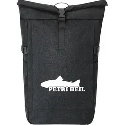 Huuraa Kurierrucksack Petri Heil Black Melange – 32 Liter Rolltop