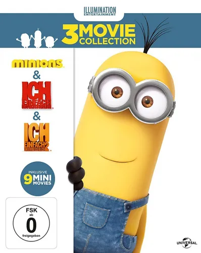 Die Minions Box (Ich - Einfach unverbesserlich Teil 1+2+Minions) # 3-BLU-RAY-NEU