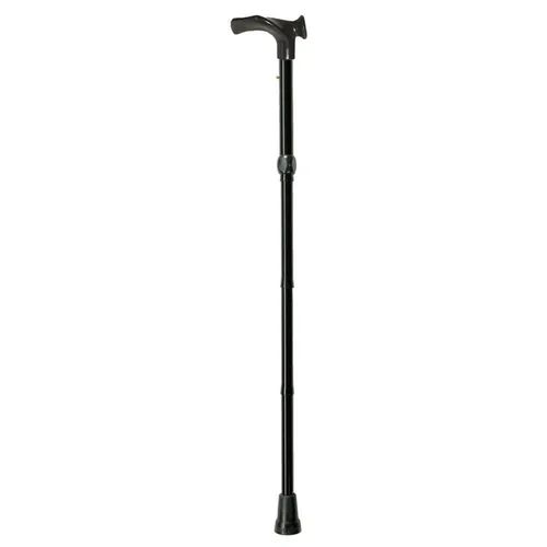 Rebotec Handy faltbarer Gehstock mit anatomischem Griff, schwarz - Der Rebotec Handy ist ein praktischer, faltbarer Gehstock mit ergonomischem Griff für optimalen Komfort. Ideal für den täglichen Einsatz, 5-fach höhenverstellbar und bis 100 kg belastbar.