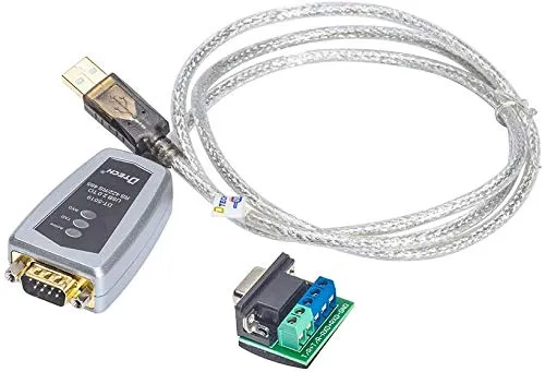 DTECH USB auf RS422 RS485 Seriell Port Konverter Adapterkabel mit FTDI-Chip Unterstützt Windows11 10 8 7 XP Mac -6 Fuß