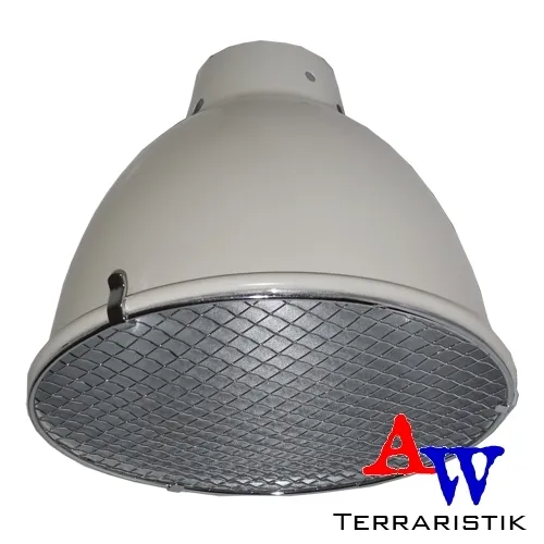 Lucky Reptile Reflektor Set klein - weiß - mit Schutzgitter für Thermo Socket