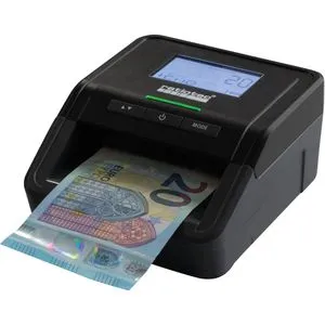 Ratiotec Geldscheinprüfer Smart Protect Plus - Card-Reader mit Zertifizierung von der EZB, mobil einsetzbar und akustischem Warnsignal bei verdächtigen Banknoten.