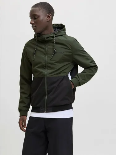 JACK & JONES Male Blousonjacke - Funktionsjacke im Regular Fit mit langem Arm, perfekt für alle Jahreszeiten und bequem im Tragen dank des leichten Polyester-Materials.