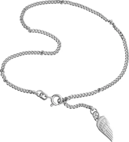 SilberDream Fußkette mit Flügel aus 925 Sterling Silber in silber von SilberDream