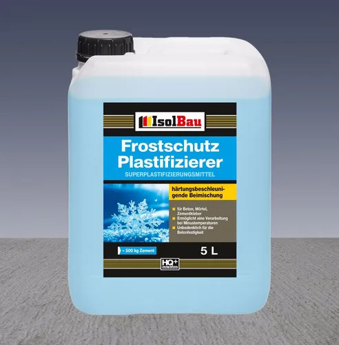 5L Beton-Zusatzmittel Frostschutz Plastifizierer Betonverflüssiger Verflüssiger