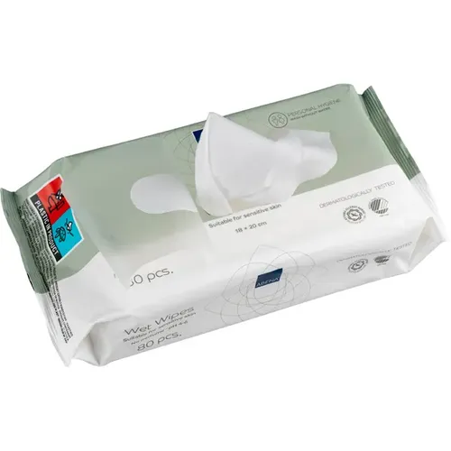 Feuchtpflegetücher Abena Feuchttücher 80er Klebverschluss reinigt und befeuchtet die Haut, praktisch für unterwegs 1000006337