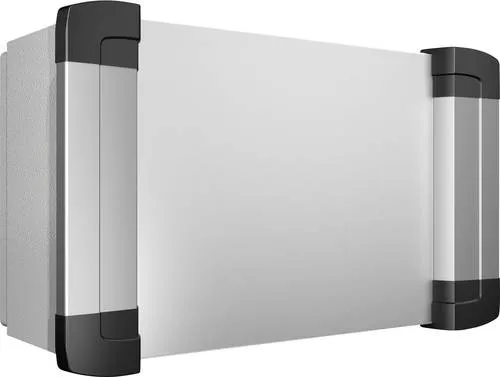 Rittal AX 6320.050 Installations-Gehäuse - Steckdosenleisten, vielseitig anpassbar mit einfachem Servicezugang und leicht demontierbarer Aluminium-Frontplatte für optimale Flexibilität.