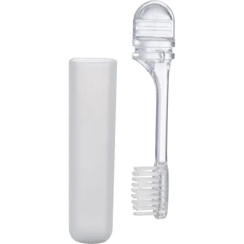 Produktbild 5x Reisezahnbürste mit Etui / Farbe: transparent weiß