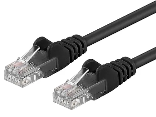 PremiumCord Patchkabel UTP RJ45-RJ45 Cat6 5m Schwarz