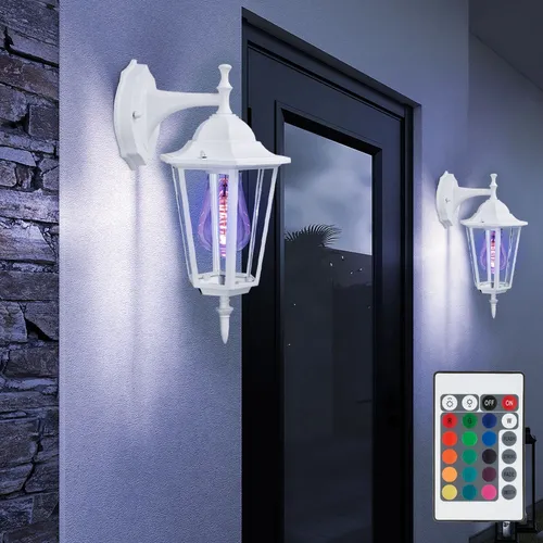 RGB LED Wandleuchte dimmbar 2er Set von V-TAC