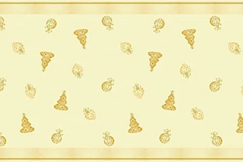 Sovie Home Tischdecke Tiffany in Creme aus Linclass® Airlaid, Einweg Weihnachtstischdecke stoffähnlich, ideal für Advents- & Weihnachtsfeiern, 120x180 cm
