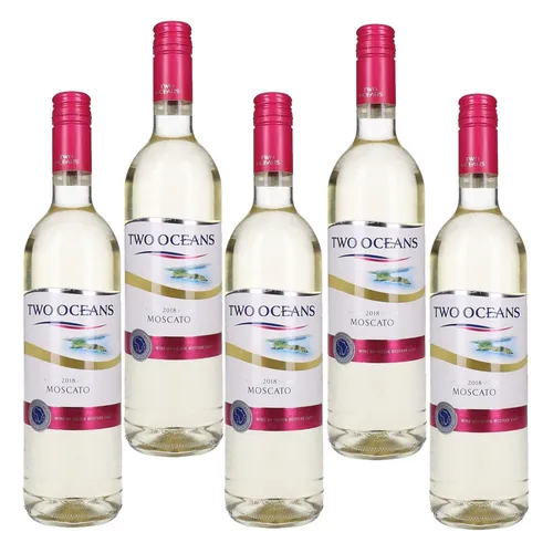 Two Ocean Moscato süss 5 x 0,75 L  in weiß von Two Ocean