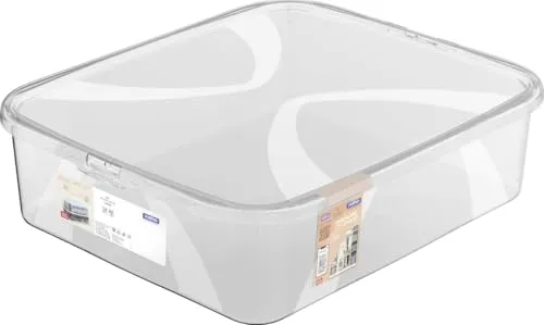 Rotho Aufbewahrungsbox Lona inkl. Deckel 12 L transparent Aufbewahrungsbox