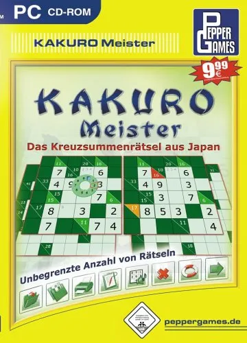 Kakuro - Zahlenrätsel für Denksportfreunde - Spannendes Zahlenrätselspiel, fördert logisches Denken und bietet stundenlangen Spielspaß für alle Rätsel-Liebhaber.