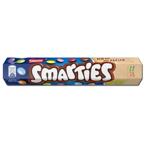  Nestle Smarties Hexagon, Schokolinsen, 38g Rolle 26,32€/1kg