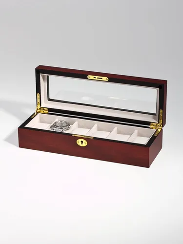 Rothenschild Uhrenbox RS-1087-6C für 6 Uhren in Cherry von Rothenschild