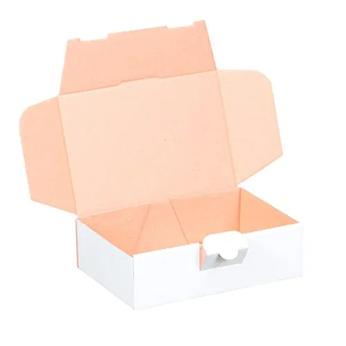 Maxibriefkartons 160 x 110 x 50 mm weiß DIN A6 – 10 Stück | Stabiler Karton & Faltschachtel für Post & DHL Versand – Warensendung, Büchersendung, Versandschachtel