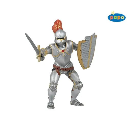 Papo 39244 - Ritter - Ritter mit Rüstung. rot