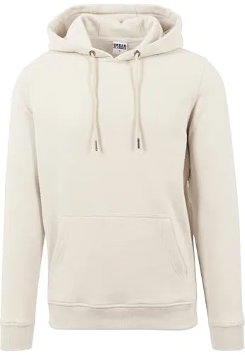 Urban Classics Herren Kapuzenpullover Basic Sweat Hoodie, Sand, XS - Kapuzenpullover für Herren, aus weichem Material für optimalen Tragekomfort, perfekt für lässige Outfits und Freizeitaktivitäten.