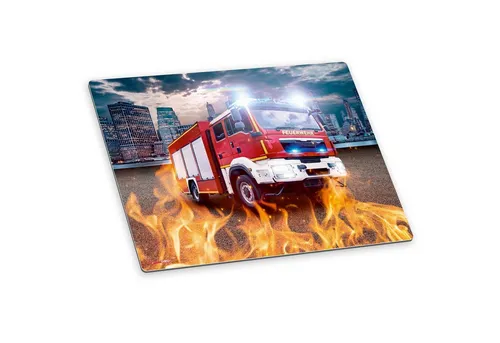 itenga Schreibtischunterlage itenga Deluxe Schreibtischunterlage Feuerwehr 50x4