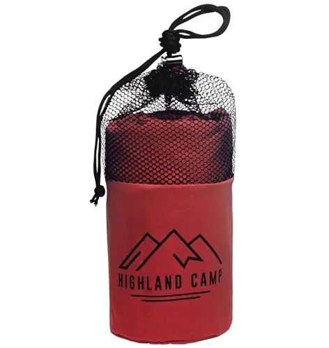 HIGHLAND CAMP Hüttenschlafsack Baumwolle (nur 570g) Mini Schlafsack Ultraleicht